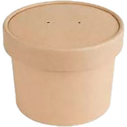 Container & Paper Vented Lid Combo