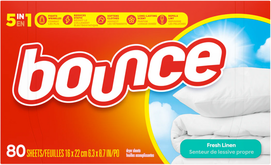 Bounce Dryer Sheets